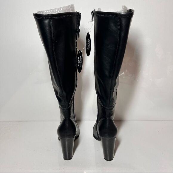 Style & Co Addyy Knee High Wide Calf Confort Helled Boots - Picture 5 of 6